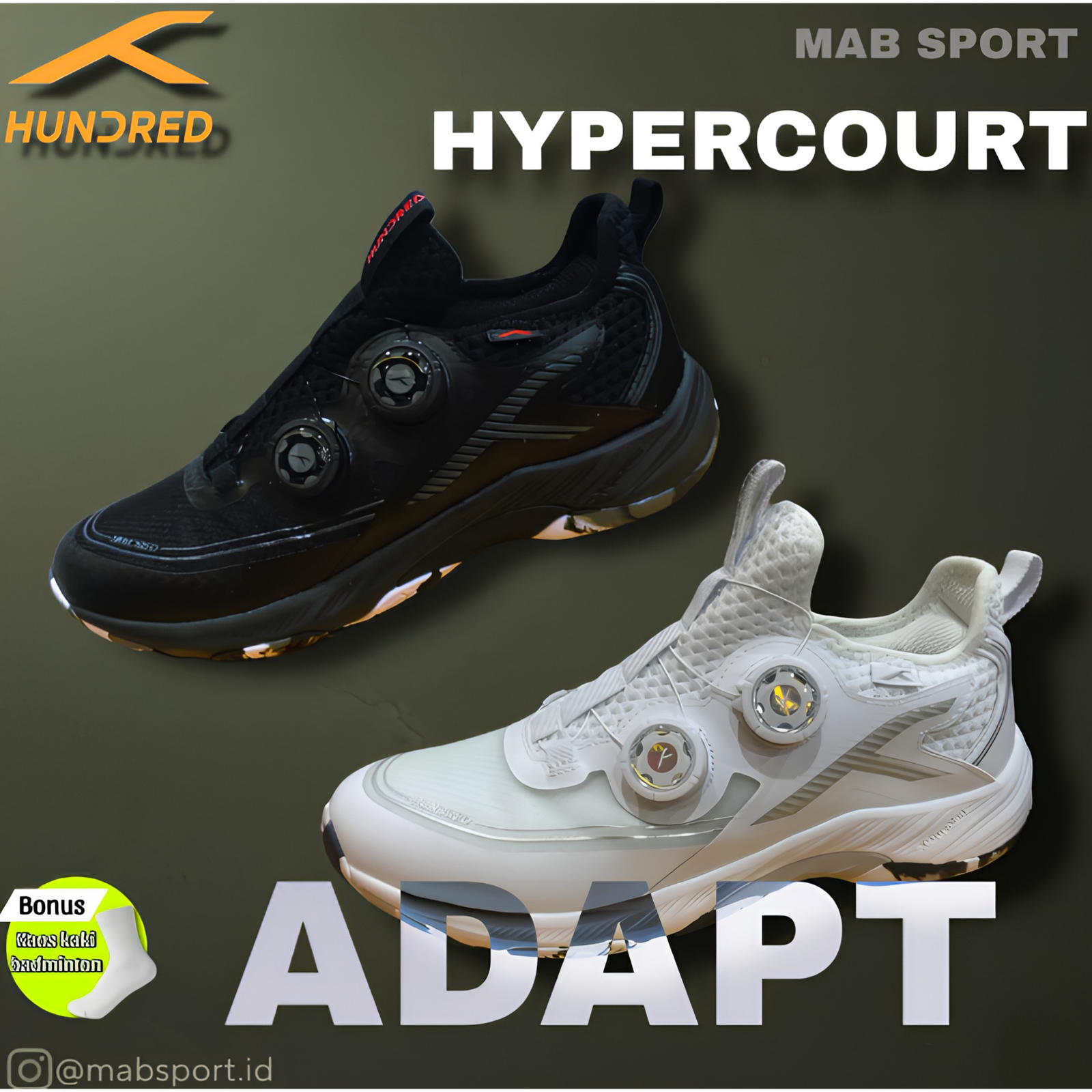 Sepatu Hundred Hypercourt Adapt