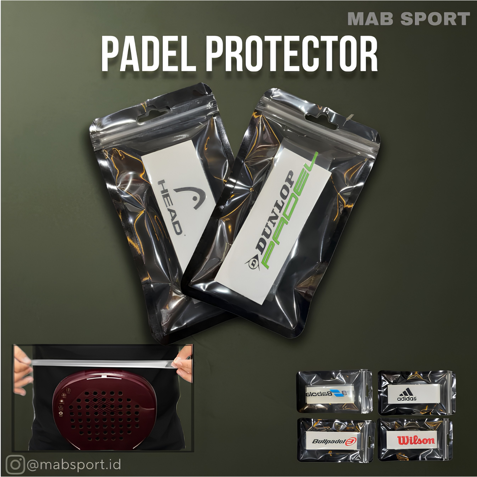 Pelindung Frame Raket Padel