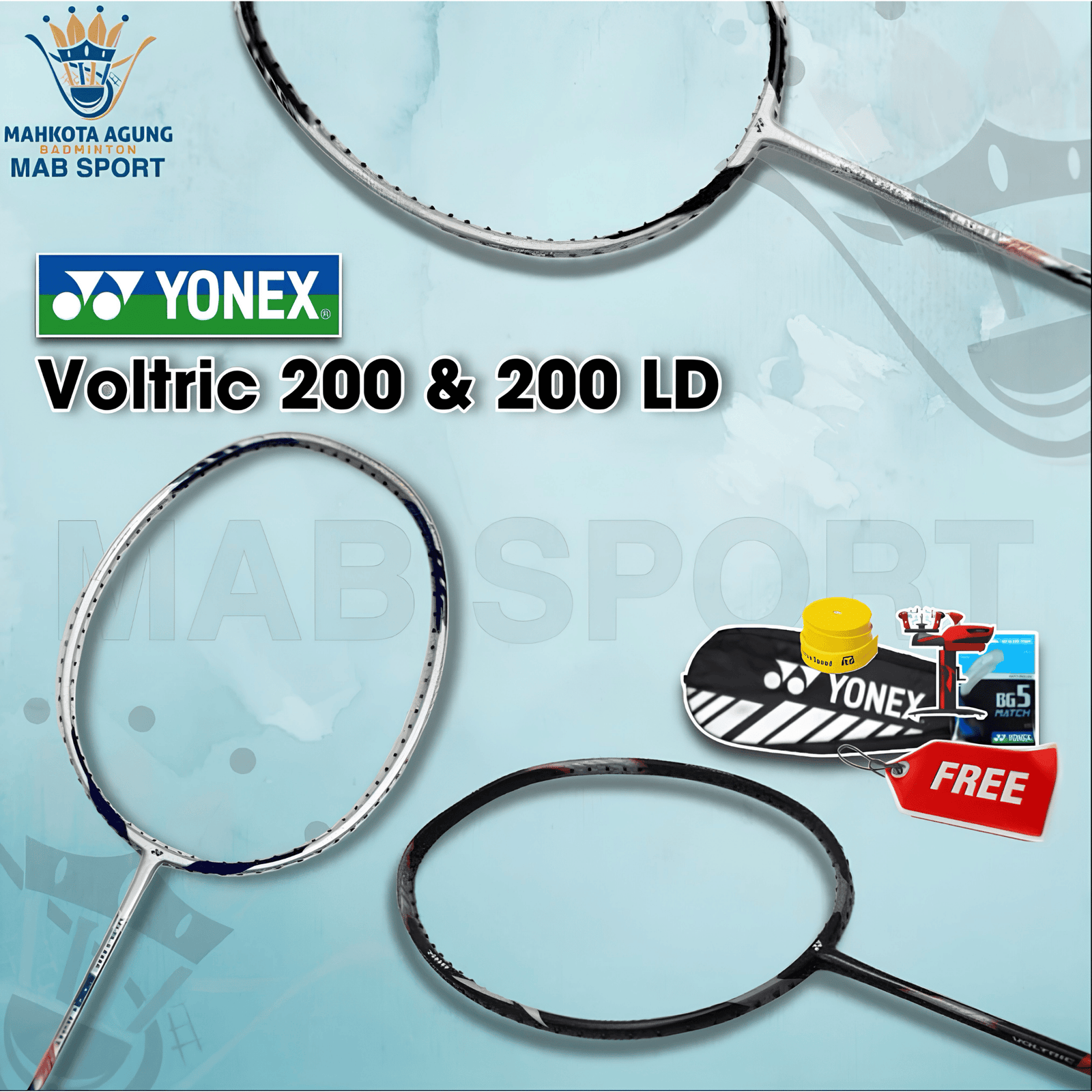 Raket Yonex Voltric 200 LT Lindan