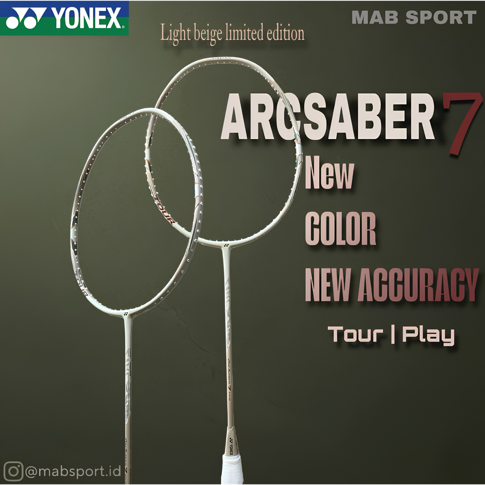 Raket Yonex Arcsaber 7 Play & Tour